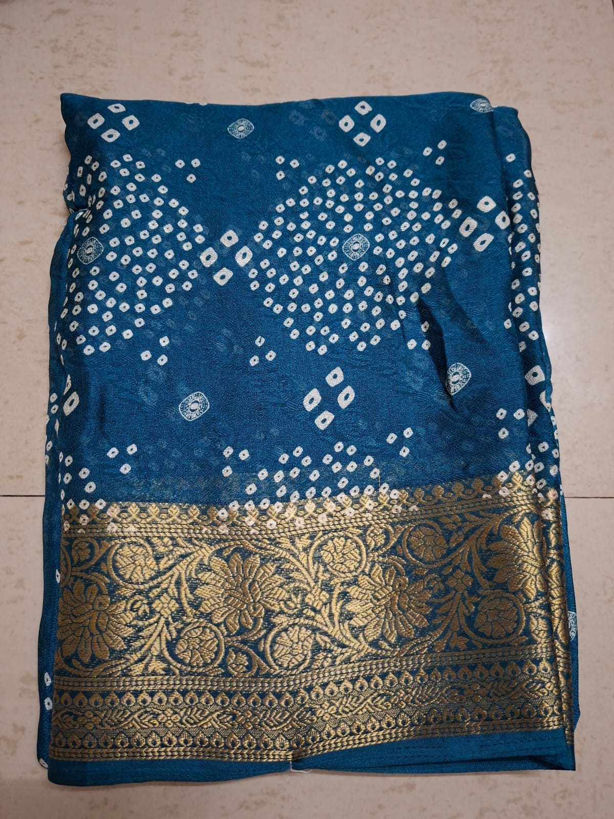 Navy Blue Premium Marshmallow Saree