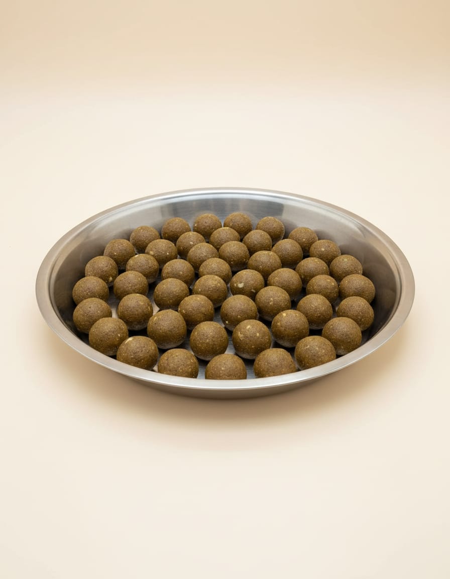 Green Moong Ladoo (हिरव्या मुगाचे लाडू) (200g) (delivery within 1-2 days)