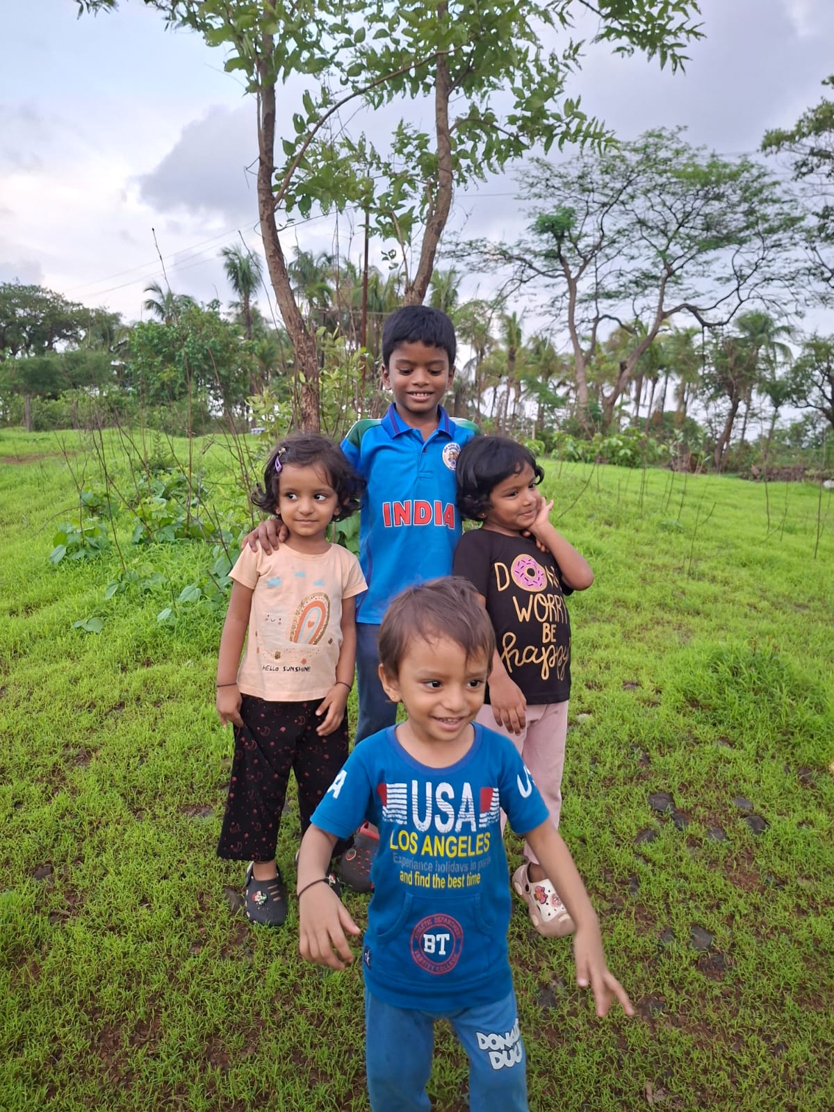 Happy children outdoors — the families The Homtaurants is built for